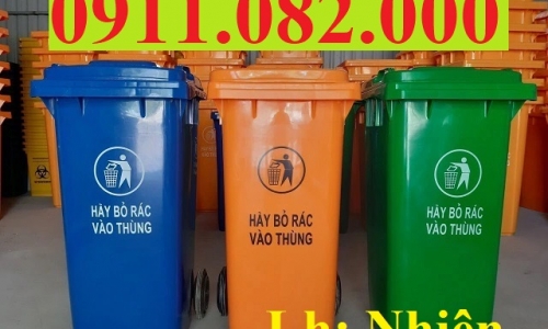 Chuyên sỉ thùng rác giá rẻ tại kiên giang- thùng rác 120l 240l- lh 091