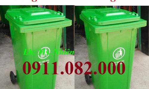 Cung cấp thùng rác nhựa, thùng rác 120l 240l 660l màu xanh giá rẻ tại 