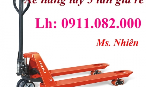 Giá xe nâng tay thấp tại tiền giang- xe nâng tay 3 tấn giá rẻ- lh 0911