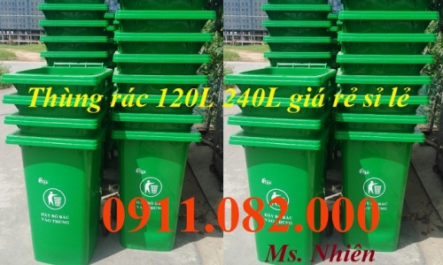  Sỉ thùng rác giá rẻ- thùng rác có dung tích 120L 240L 660L giá rẻ tại