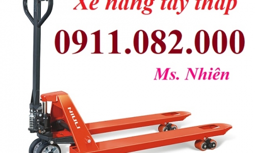  Xe nâng tay giá sỉ- xe nâng tay thấp 3 tấn giá rẻ tại sóc trăng- lh 0